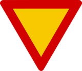 Voorrang verlenen.
