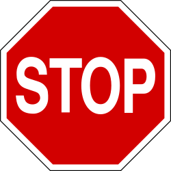 Stoppen en voorrang verlenen.