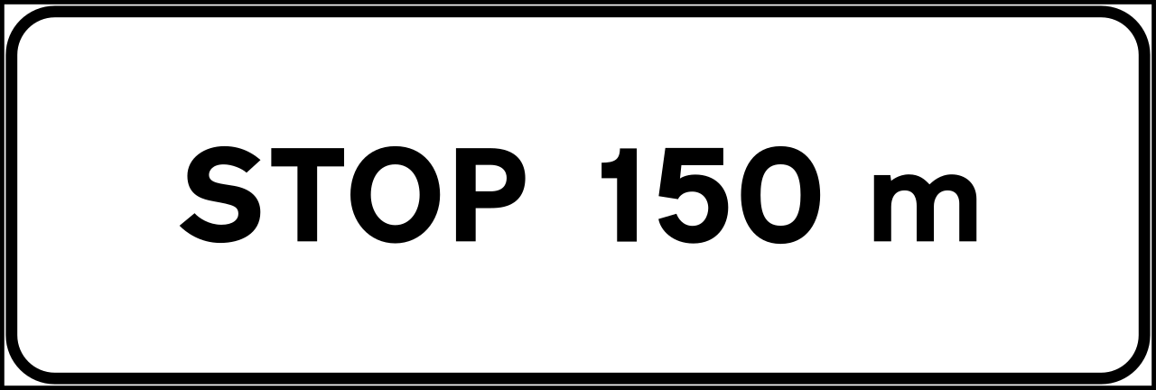 STOP a ... metros.