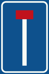 Dead end street.