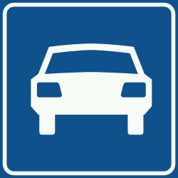 Start of an expressway.