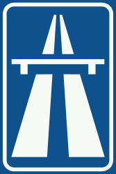 Start of a motorway.