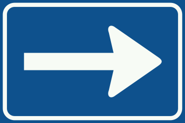 Road with one-way traffic.