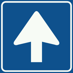Road with one-way traffic.