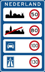National speed limits.
