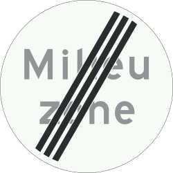 End of the low-emission zone.