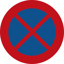 Parking and stopping prohibited.