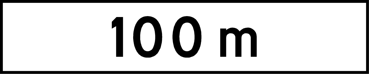 ... Meter voraus.