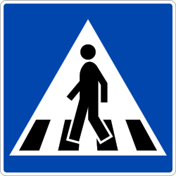Fußgängerüberweg.