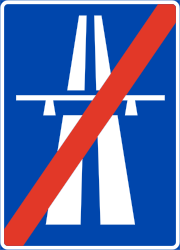 Ende der Autobahn.