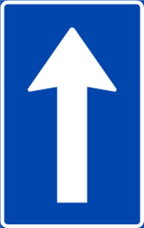 Einbahnstraße.