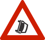 Waarschuwing voor ongevallen.
