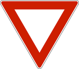 Voorrang verlenen.