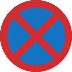 Stilstaan en parkeren verboden.