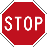 Stoppen en voorrang verlenen.