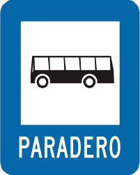 Lane for buses.
