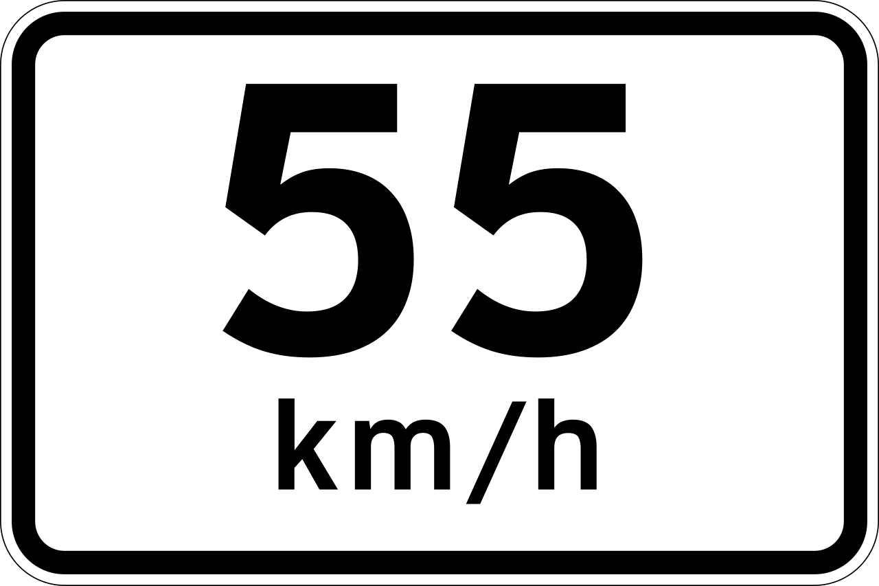Aanbevolen snelheid.