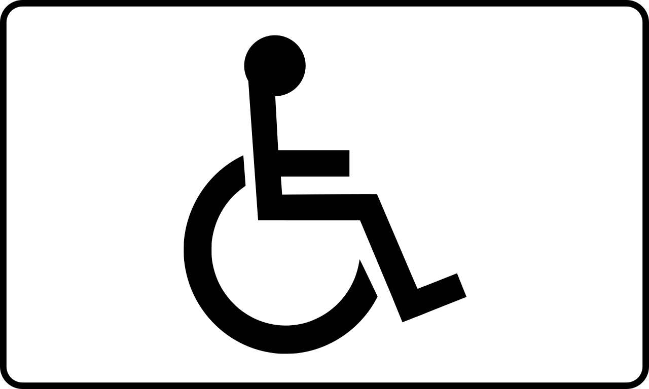 Voor personen met een handicap.