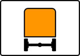 For vehicles carrying dangerous goods.