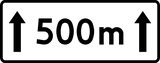 For ... metres.