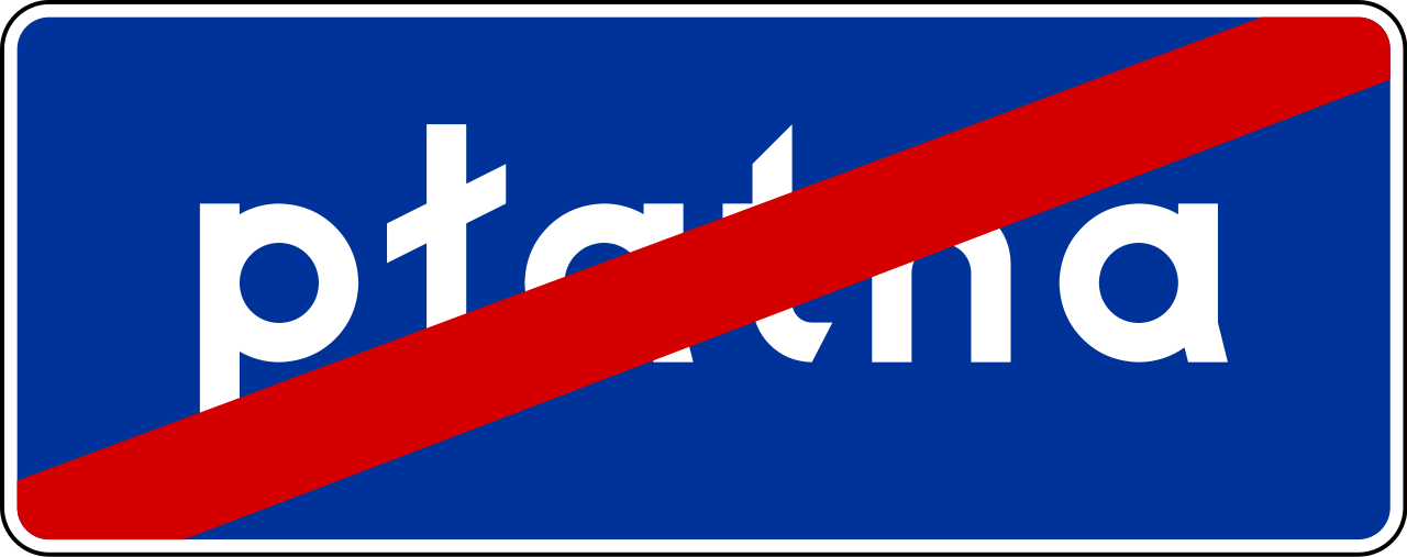 Einde van de tolweg.