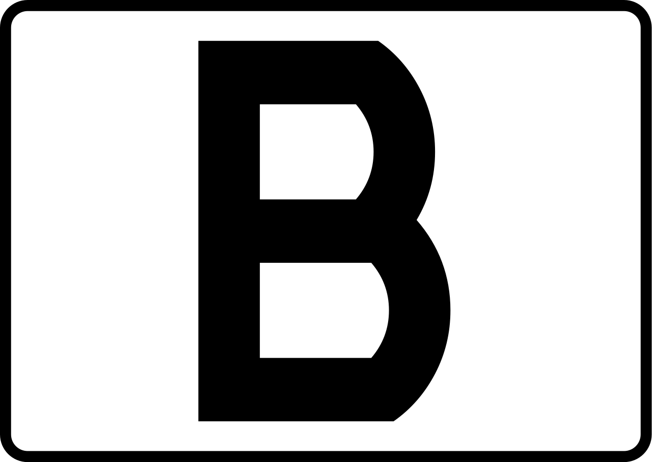 Tunnelcategorie B.