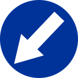Pass obstacle on the left.
