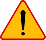 Warning for a danger with no specific traffic sign.