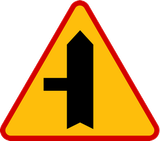 Priority at the junction.