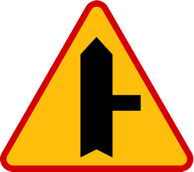 Priority at the junction.