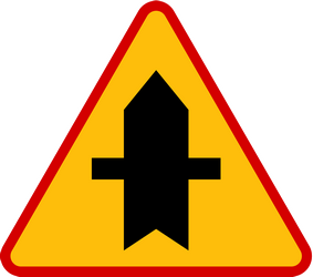 Priority at the junction.