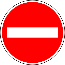 No entry.