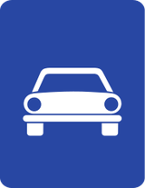 Begin van een autoweg.