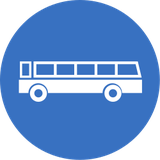 Verplichte rijstrook voor bussen.