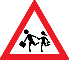 Waarschuwing voor kinderen.