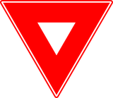 Voorrang verlenen.