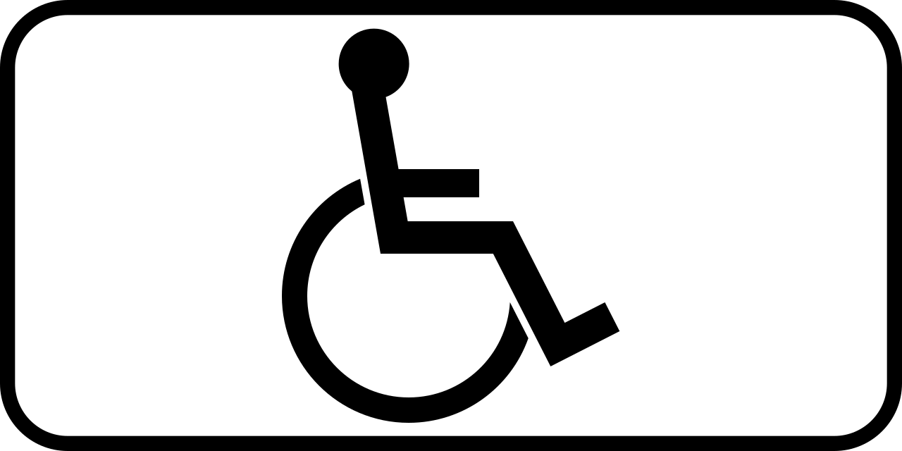 Voor personen met een handicap.