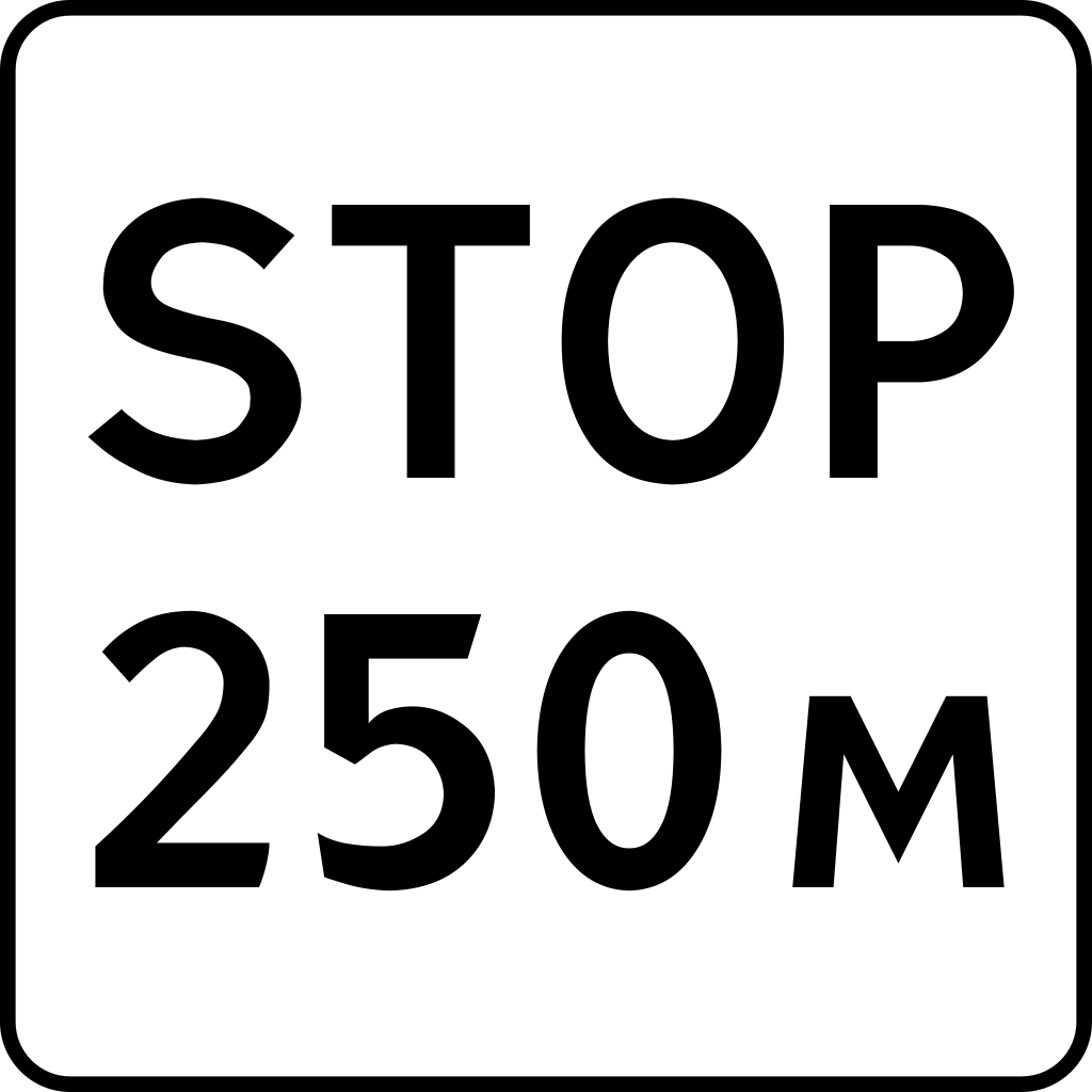 Stop over ... meter.