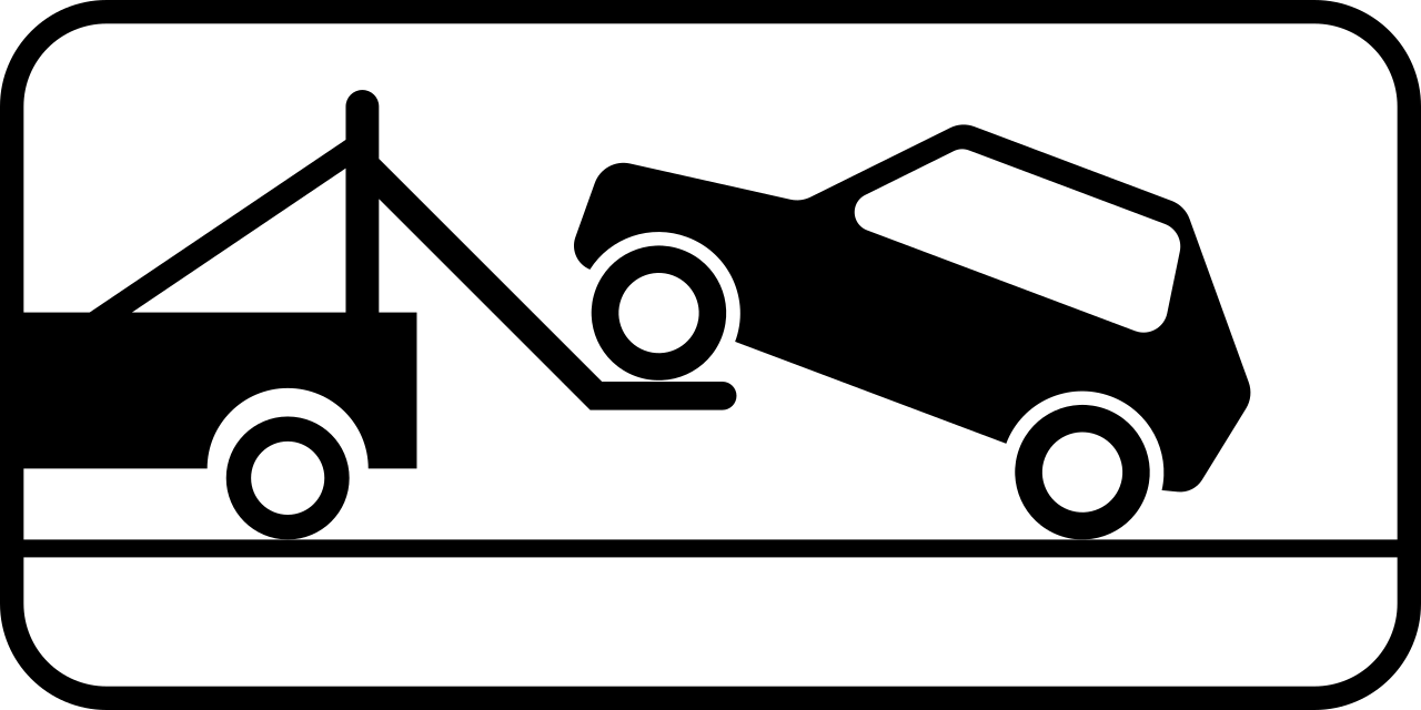 Foutgeparkeerde voertuigen kunnen worden weggesleept.