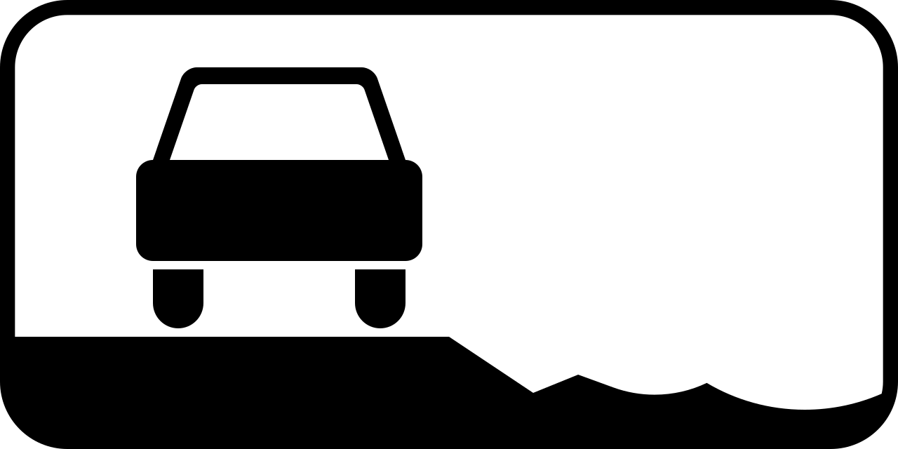 Zachte berm.