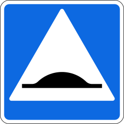 Verkeersdrempel.