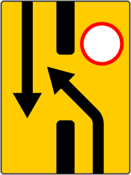 Tijdelijke verschuiving van de middenberm.
