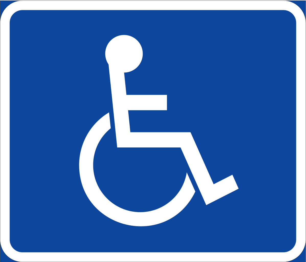 For people with disabilities.