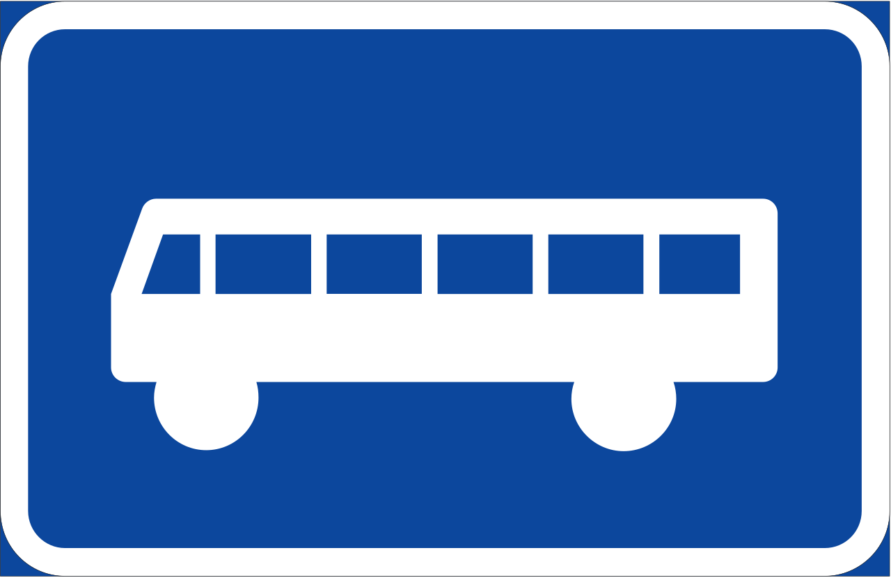 For buses.