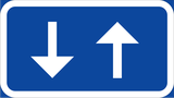 Verkeer in beide richtingen.