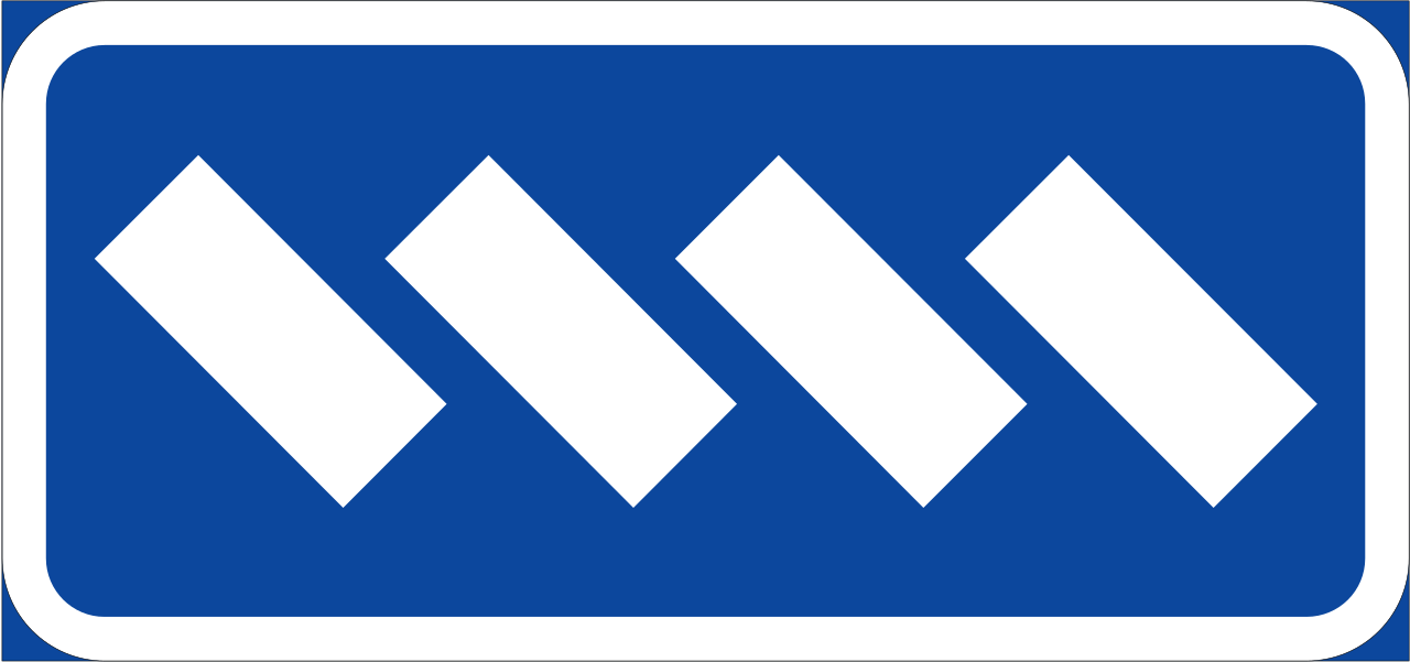 Angle parking to the left.