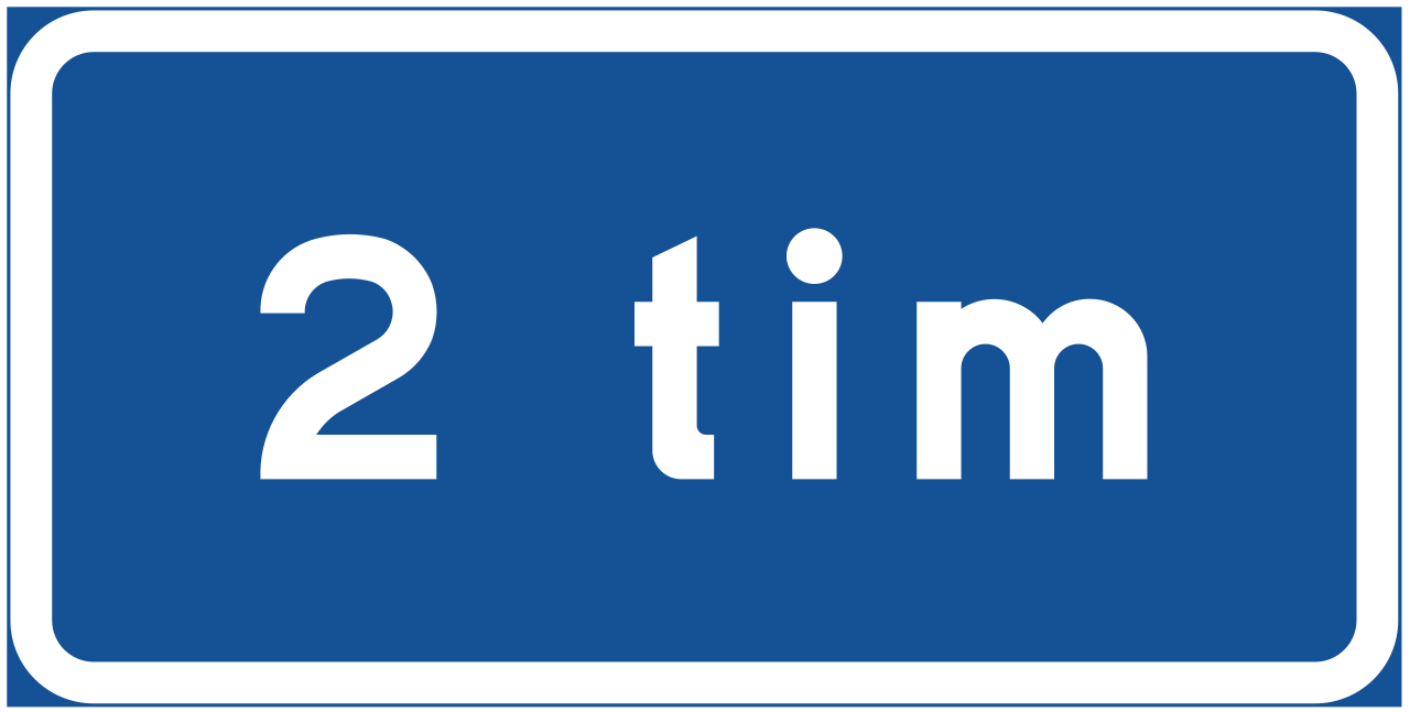 Parking limited to 1 hour.