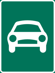 Start of an expressway.