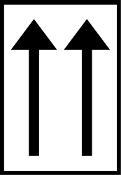Overview of the lanes and their direction.