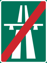 Einde van de autosnelweg.